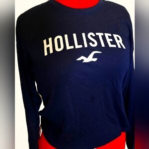 Hollister Long Sleeve Crew Neck Shirt Size M